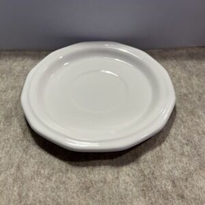 Pfaltzgraff HERITAGE WHITE Pattern 6-3/8" Saucer 8 Available‎ EUC